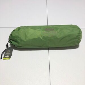 New REI Co-op Camp Dome 2 Person 3 Season Tent Green 2 Door 2 Awning
